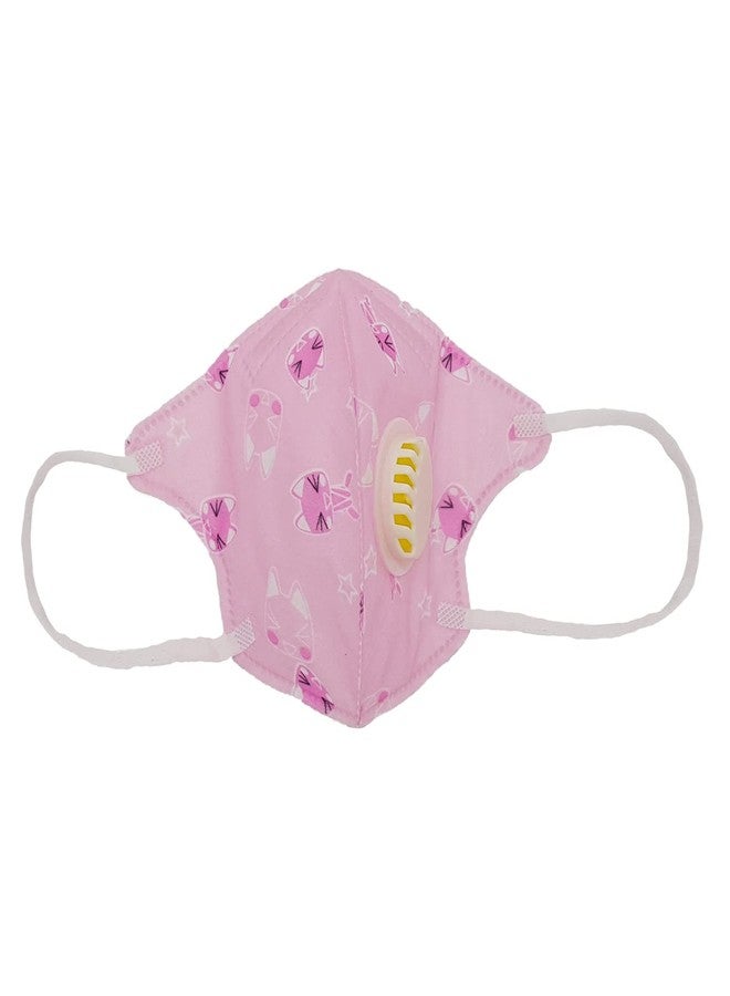 VRITRAZ PM 2.5 Kids Children Anti-Pollution Activated Carbon Face Mask with Breathing Valve - Image 3